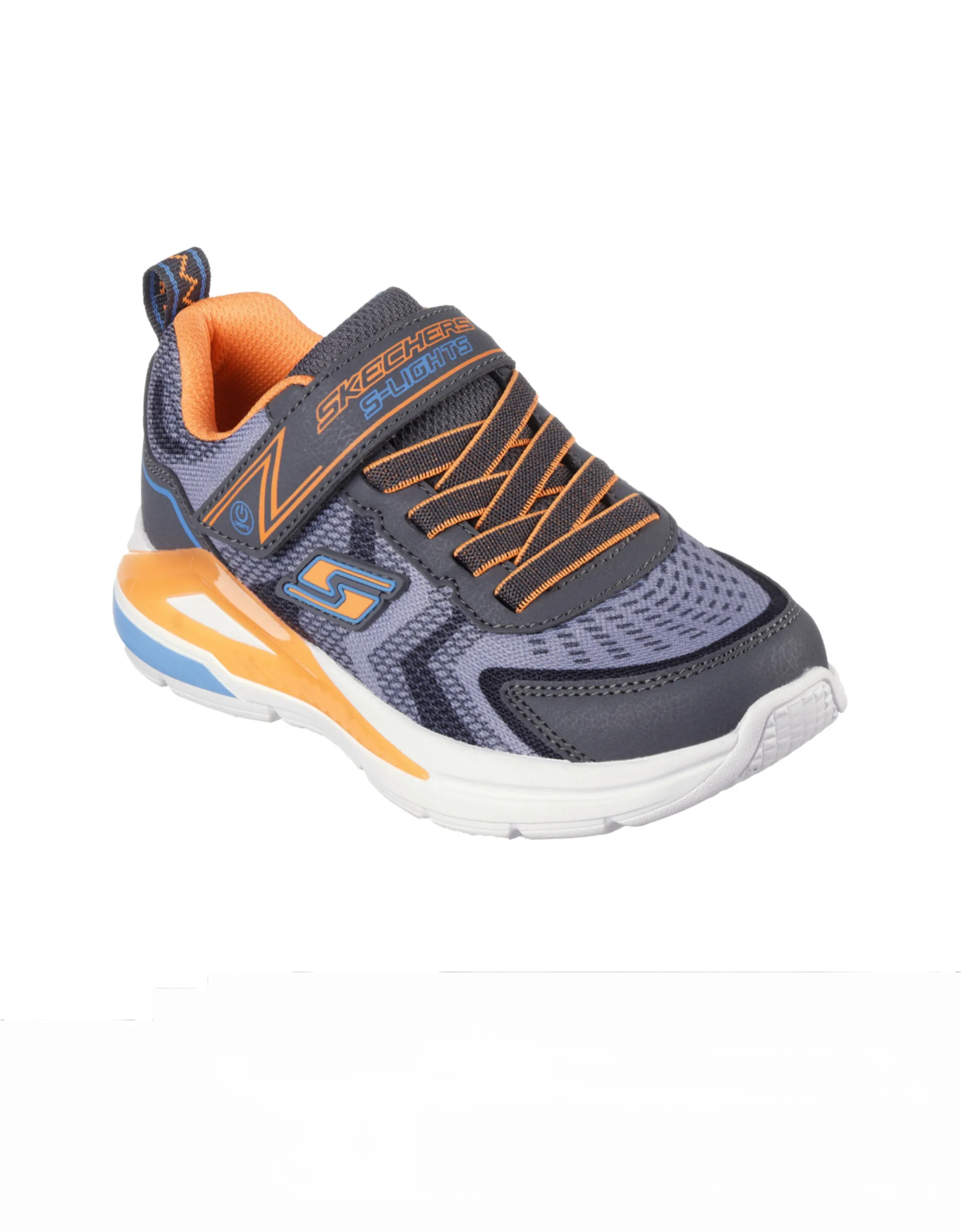 Skechers 401660L CCOR S Lights: Tri-Namics - Charcoal Orange