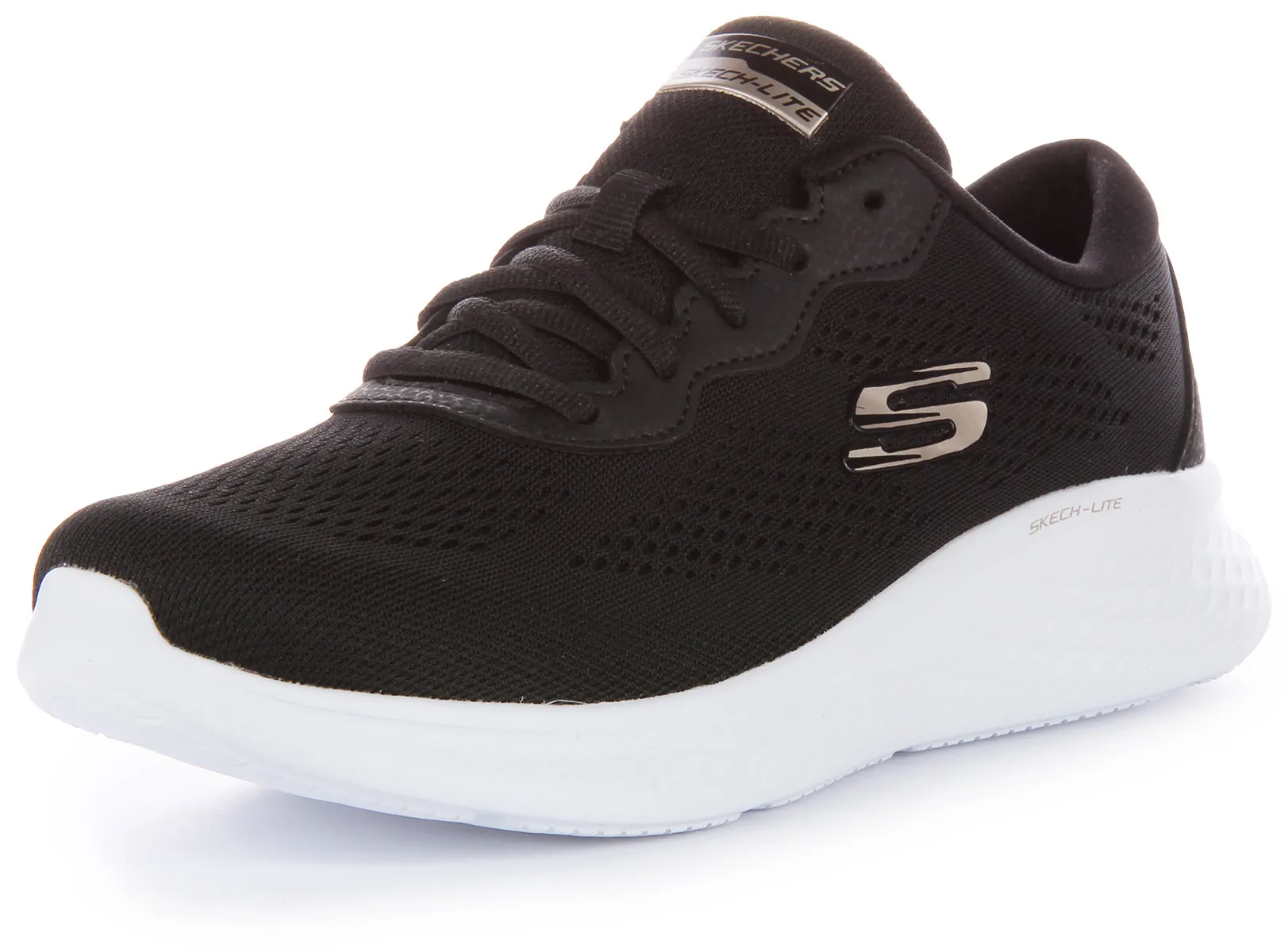 Skechers Skech Lite Pro In Black White For Women