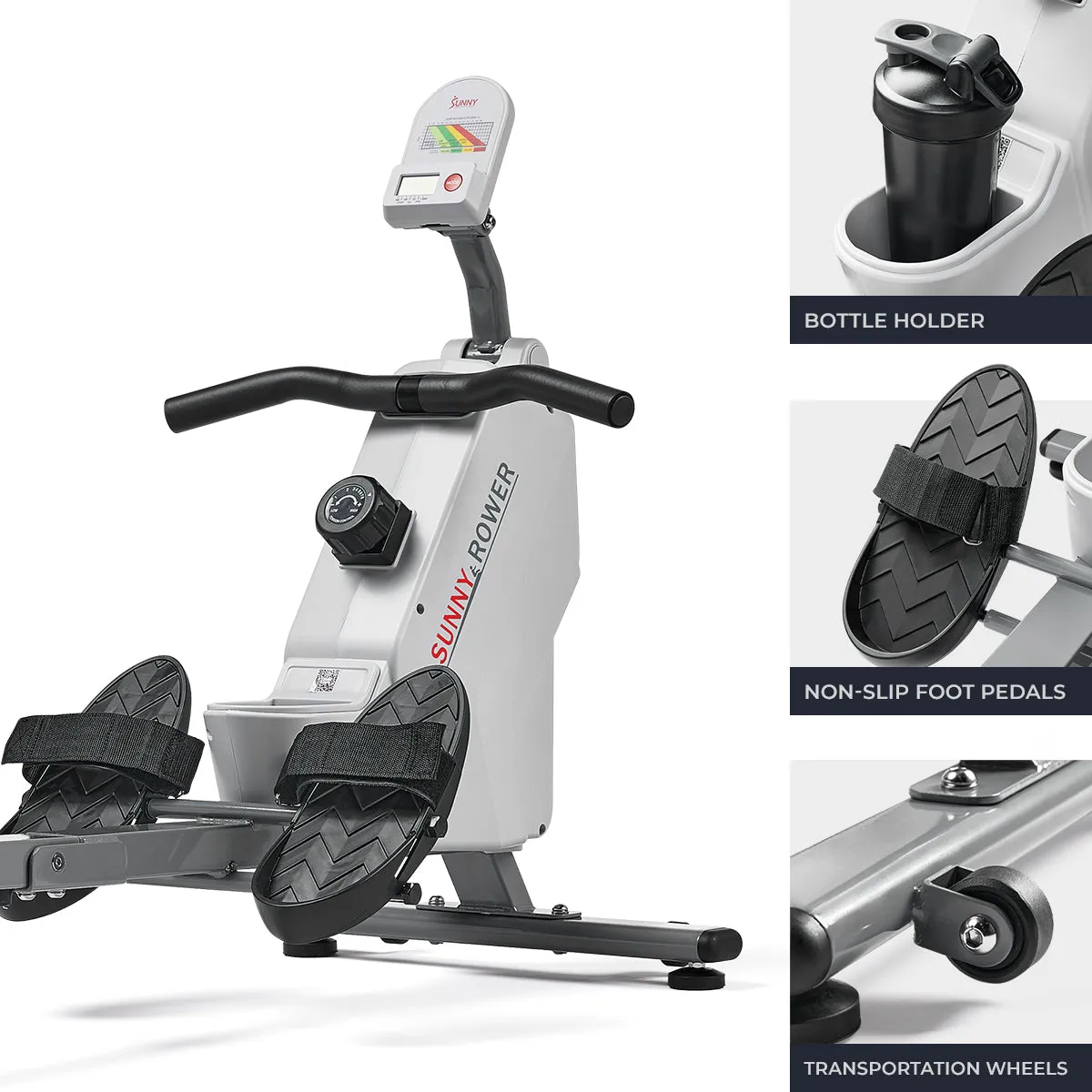 Smart Compact Magnetic Rowing Machine