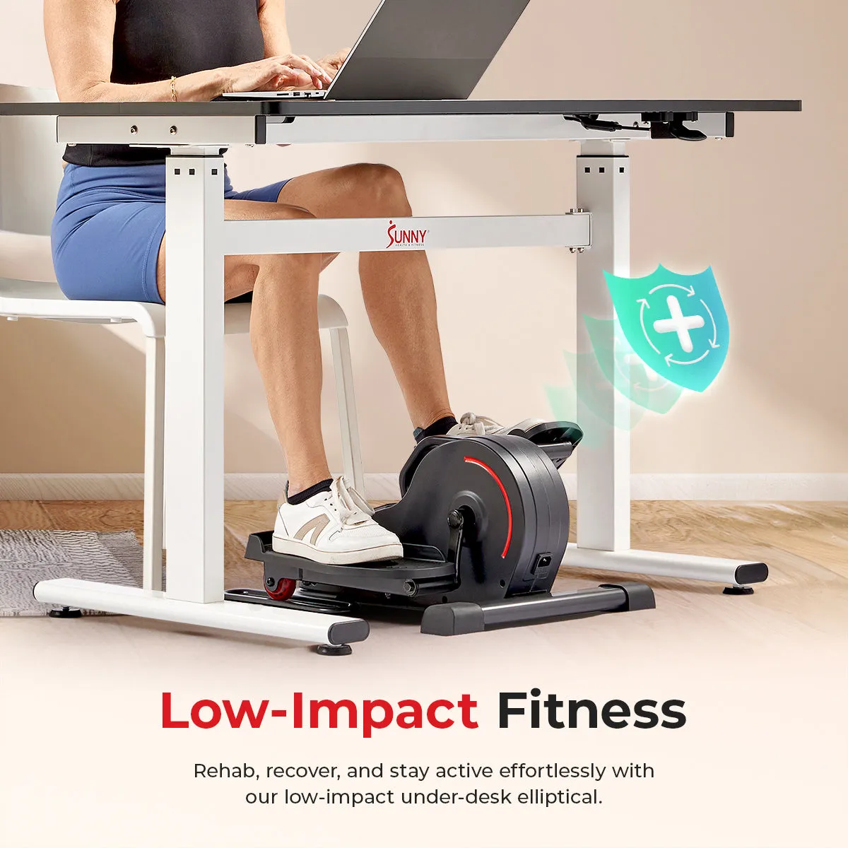 Smart Motorized Under Desk Mini Elliptical