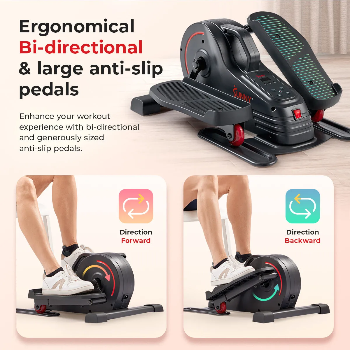 Smart Motorized Under Desk Mini Elliptical