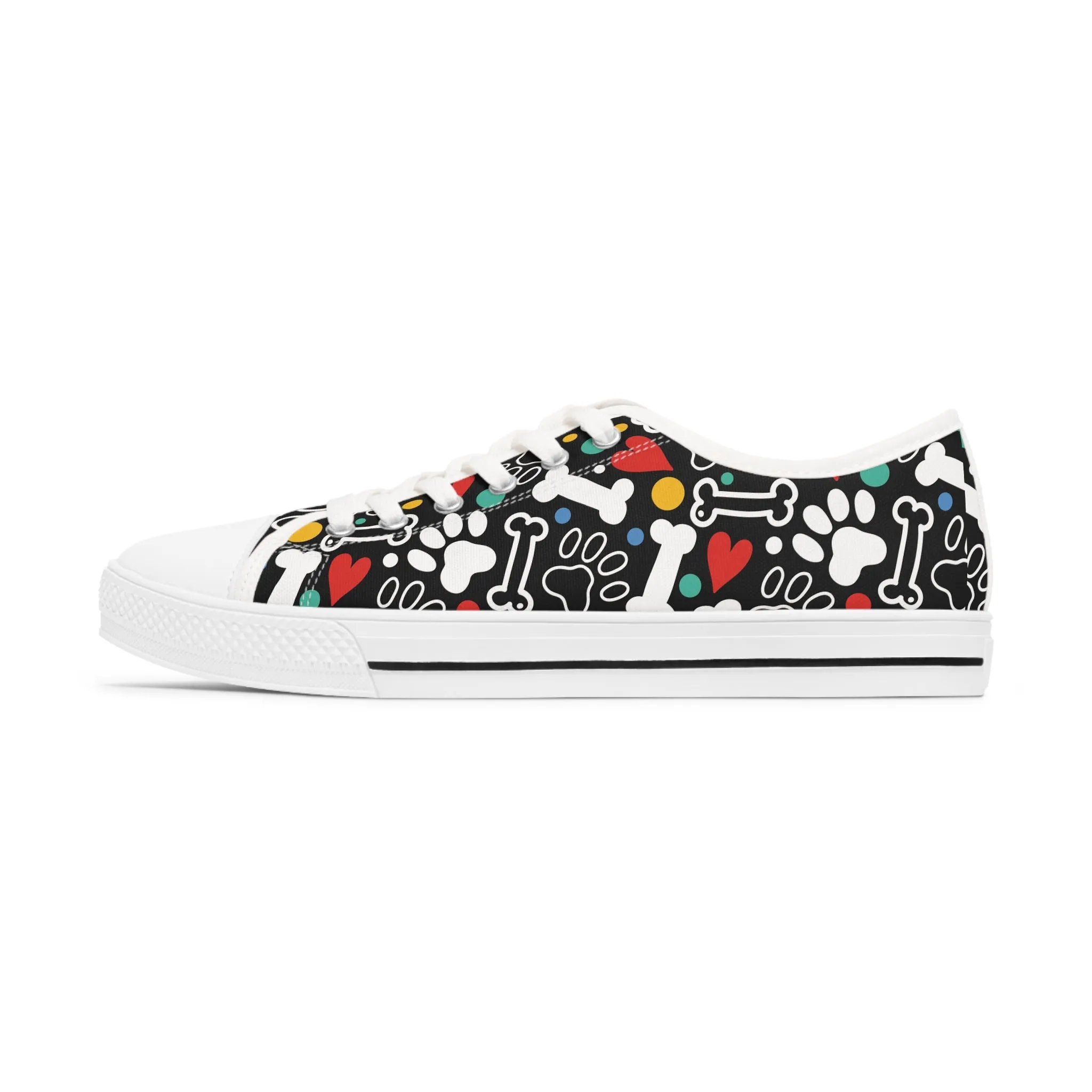 Sneakers - Low Top - Dog Print