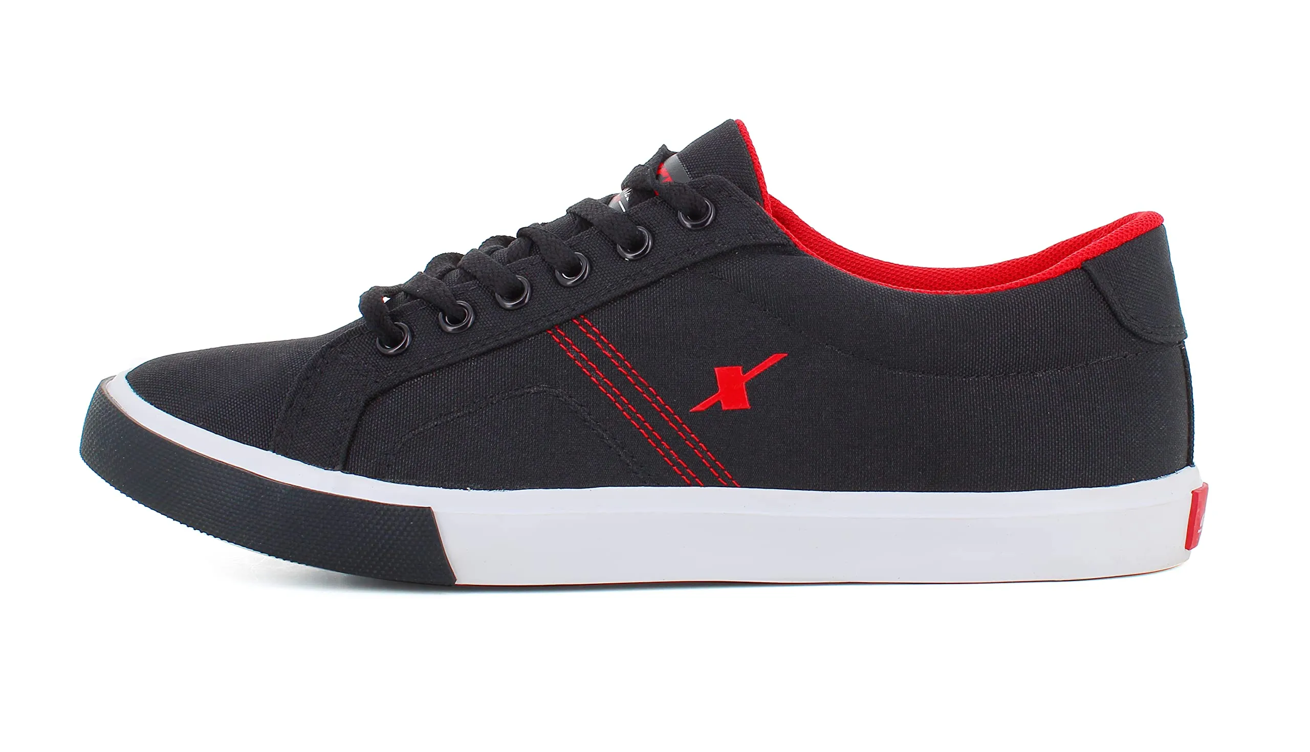 Sparx Mens BlackRed Casual Shoe