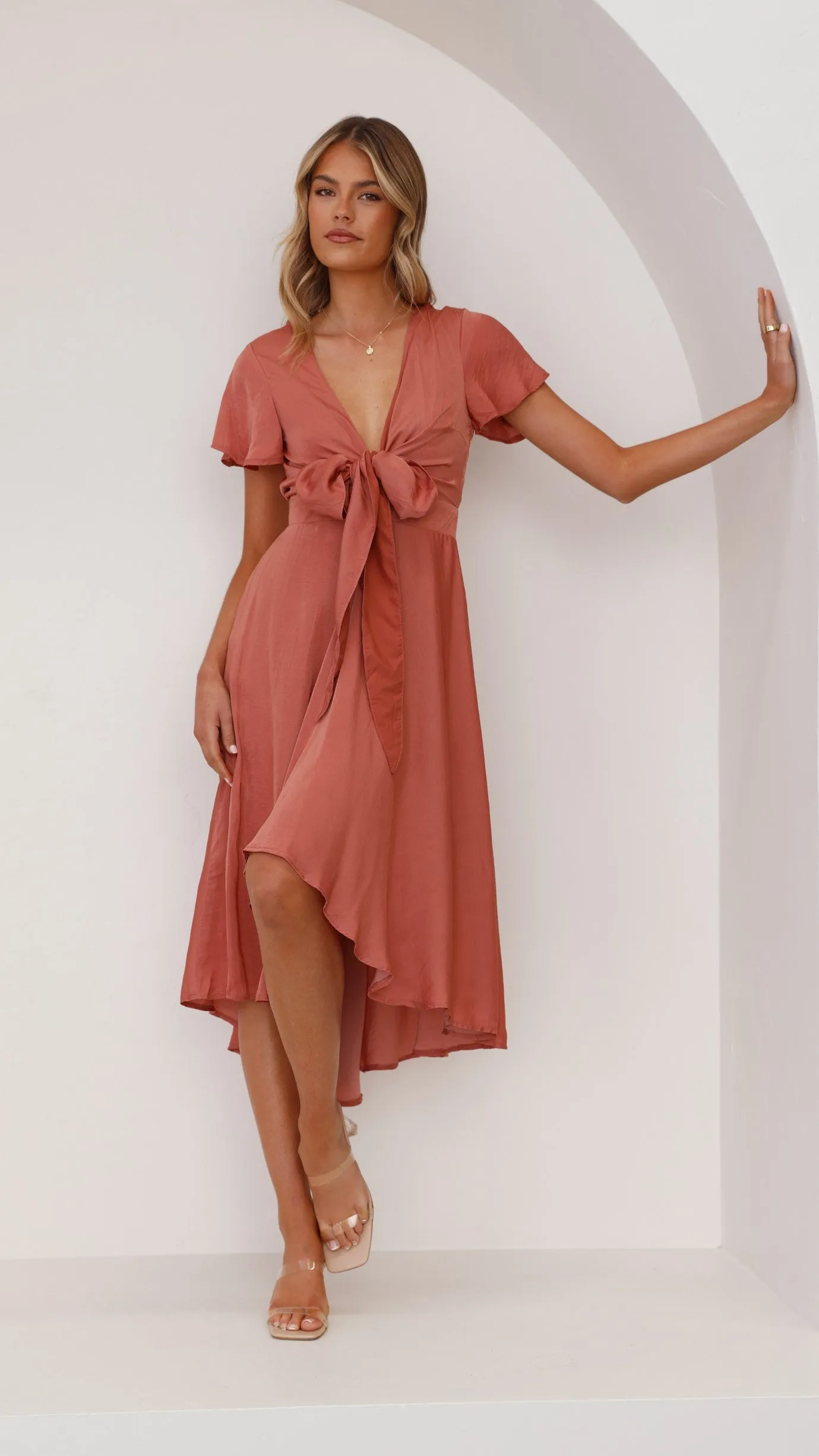 Sunny Daze Dress - Baked Rose