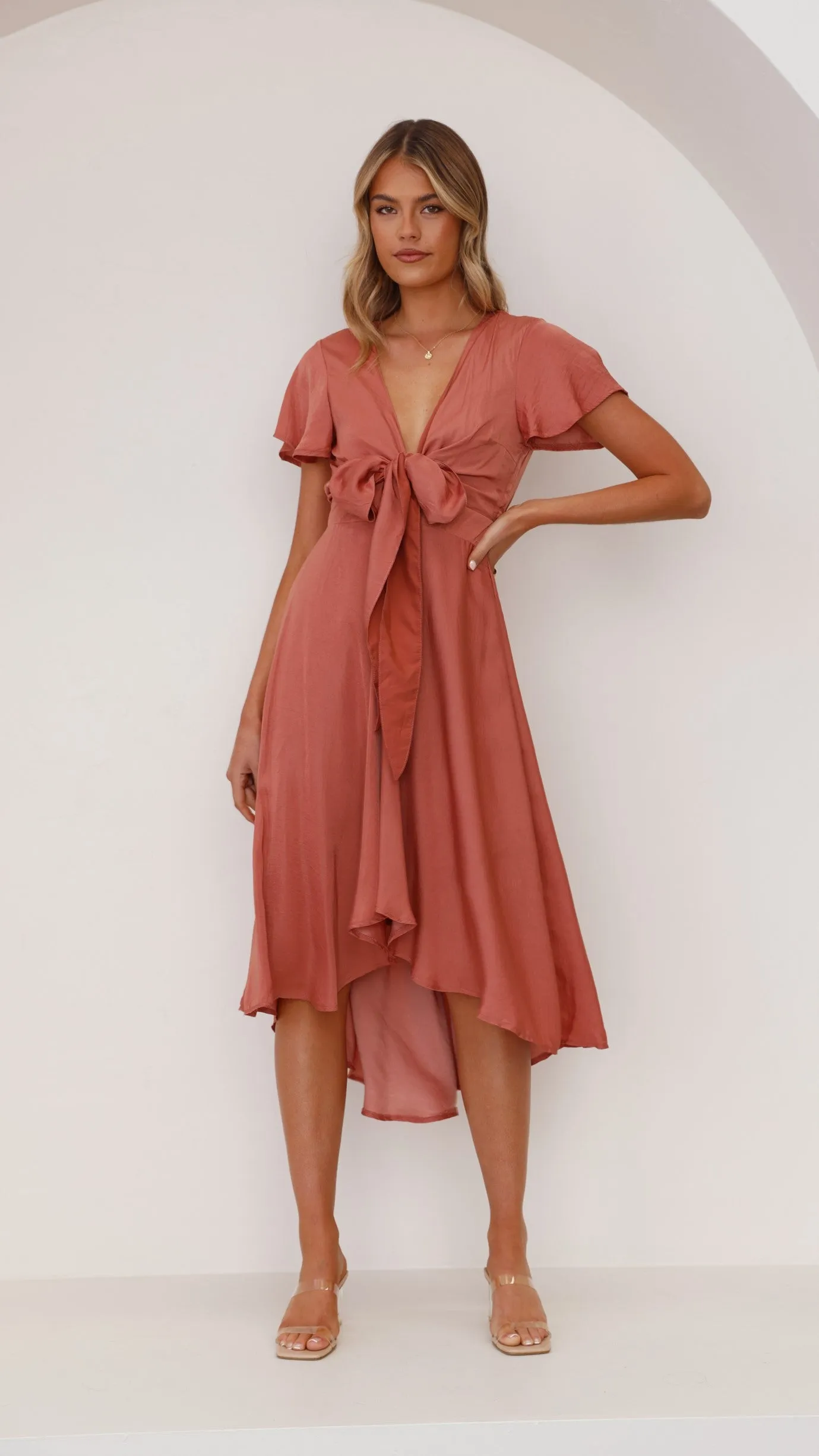 Sunny Daze Dress - Baked Rose