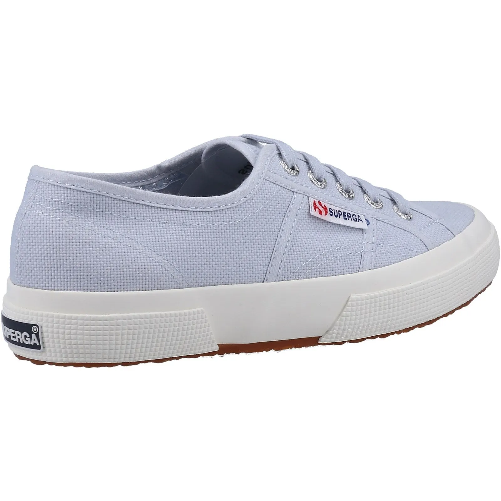 Superga 2750 Cotu Classic Womens Grey Lilla Canvas Trainer Shoe