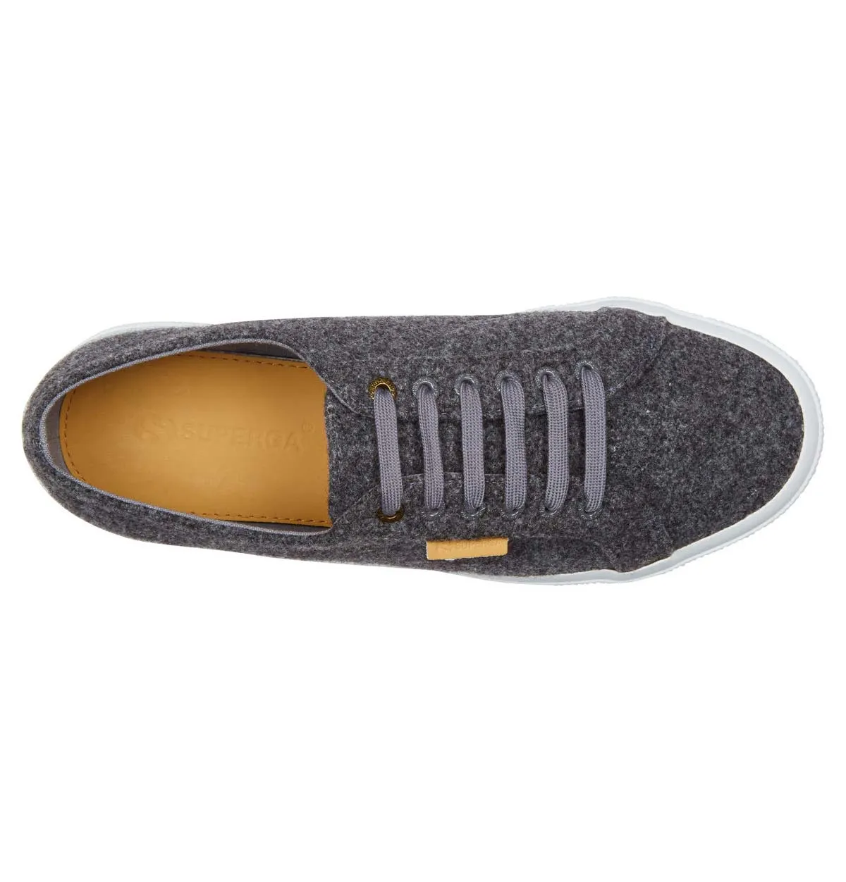 Superga 2750 Felt Trainers – Grey Melange