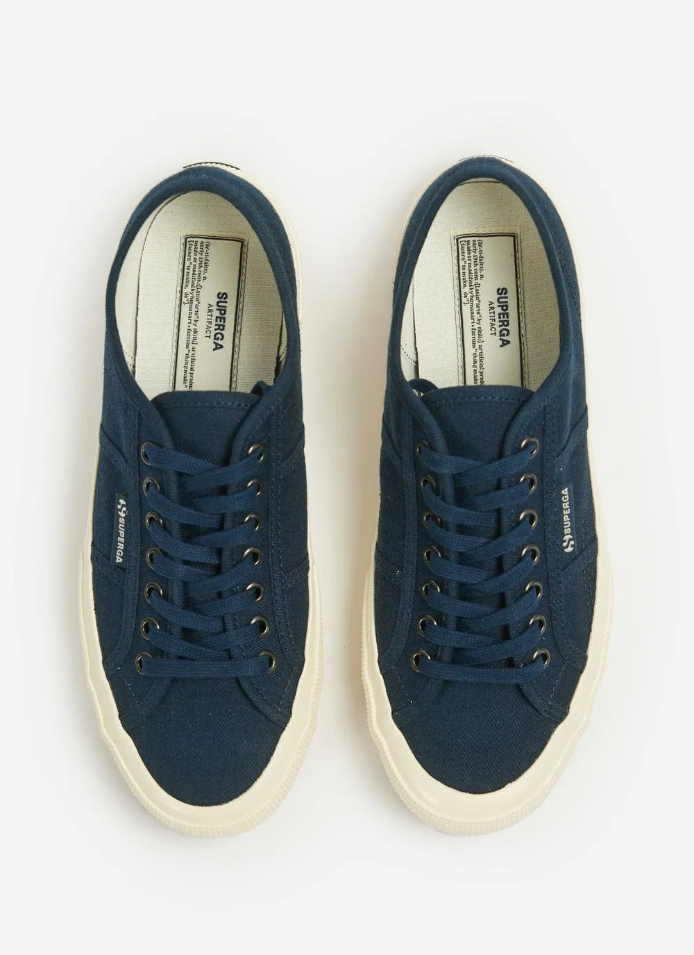 Superga Trainers | 2750 OG Herringbone | Navy