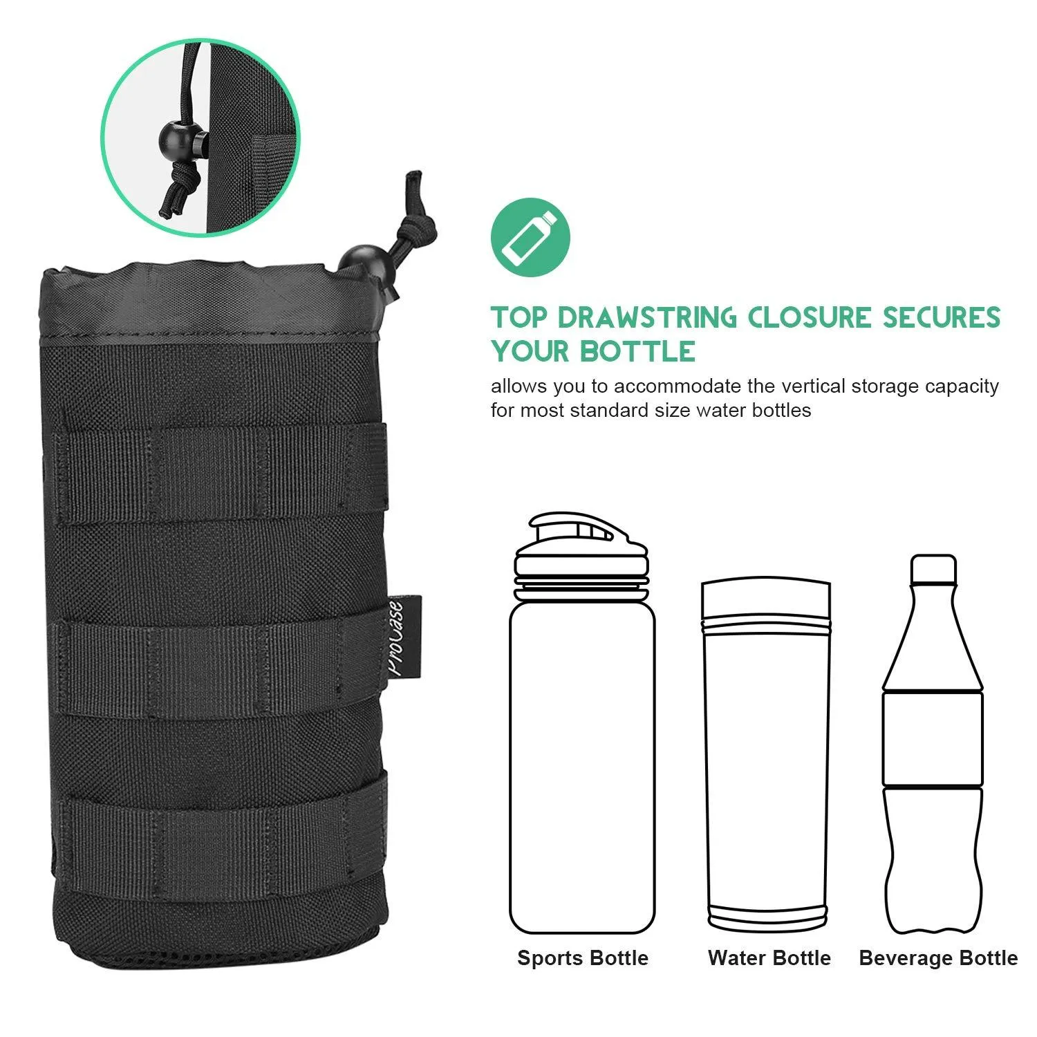 Tactical Molle Water Bottle Pouch | ProCase