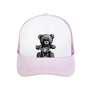 Teddy Ride Multicolor Unisex Adjustable Mesh Baseball Hat