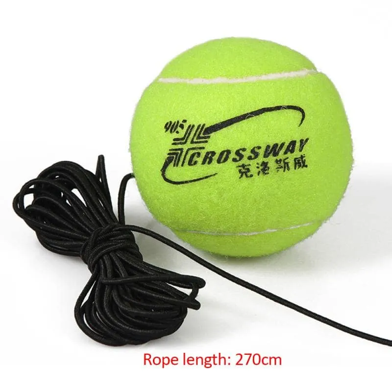 Tennis Trainer Rebounder Ball - Trainer Baseboard with Long Rope - For Solo Tennis Trainers