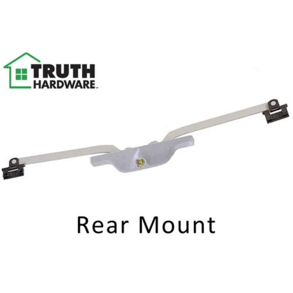 Truth Hardware Rear Mount 20-1/4" Pivot Shoe Roto Awning Window Operator - Aluminum