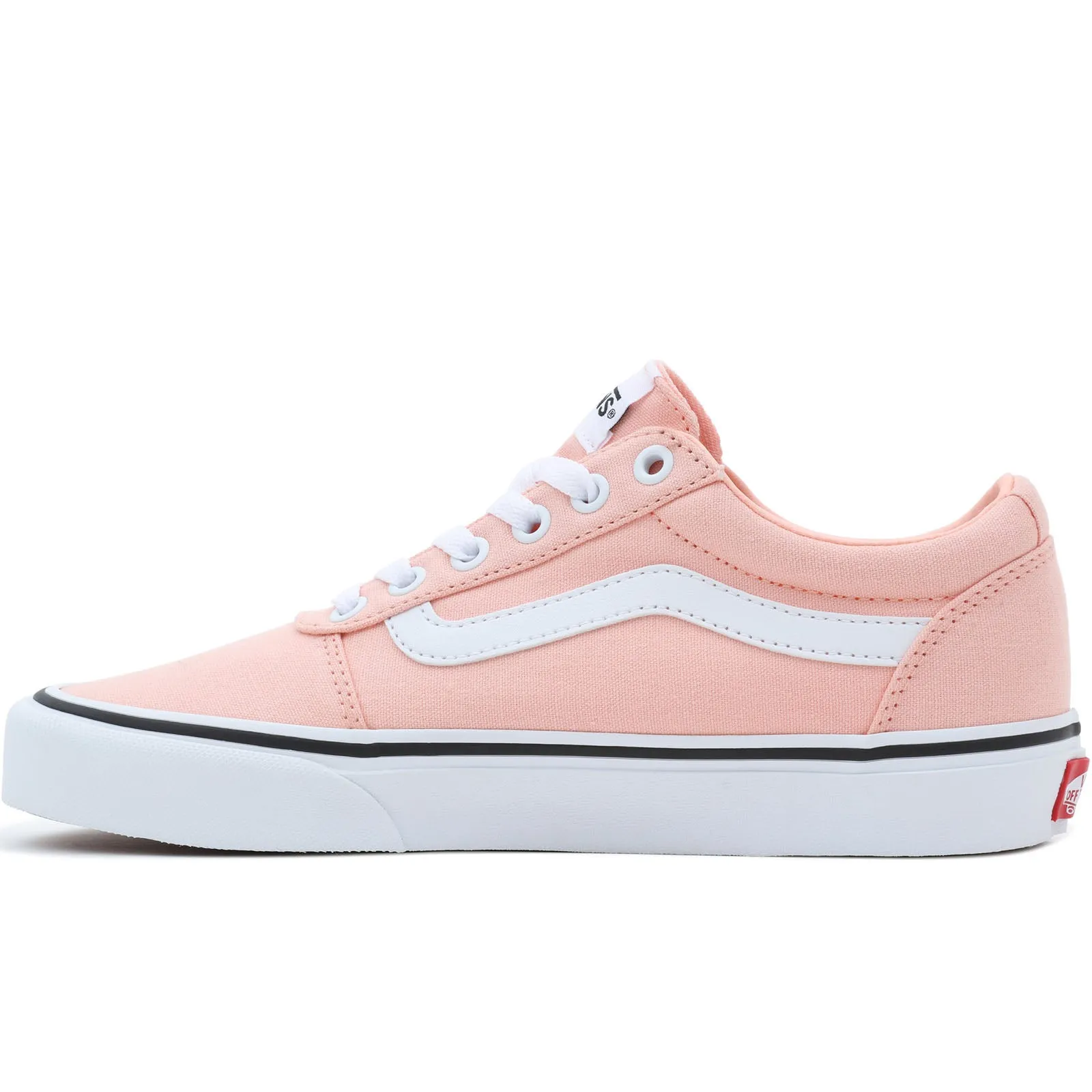 Vans Womens Ward Low Rise Lace Up Canvas Trainers