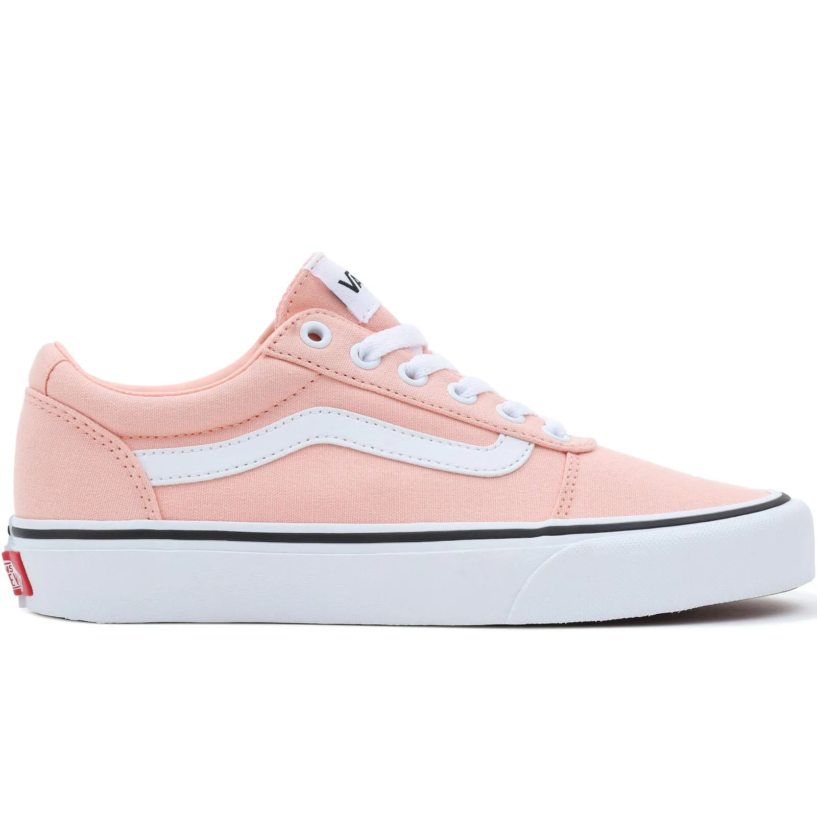 Vans Womens Ward Low Rise Lace Up Canvas Trainers