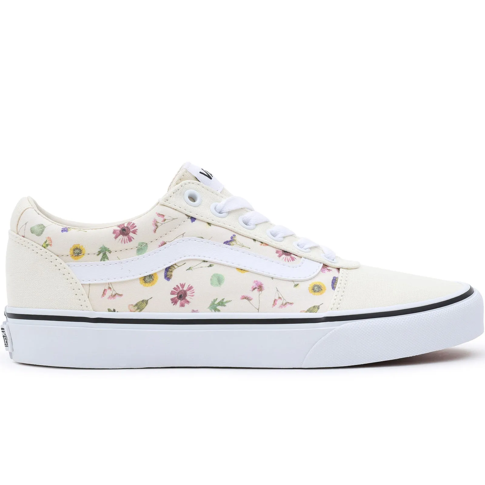 Vans Womens Ward Low Rise Lace Up Canvas Trainers