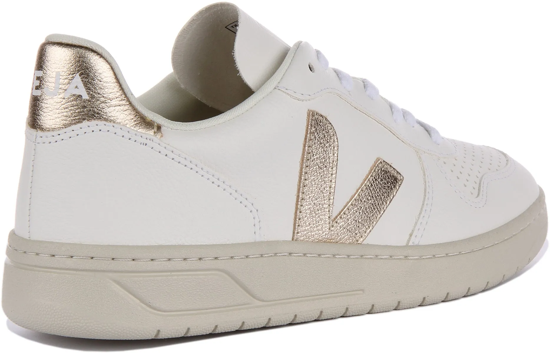 Veja V 10 Chromefree In White Bronze For Men