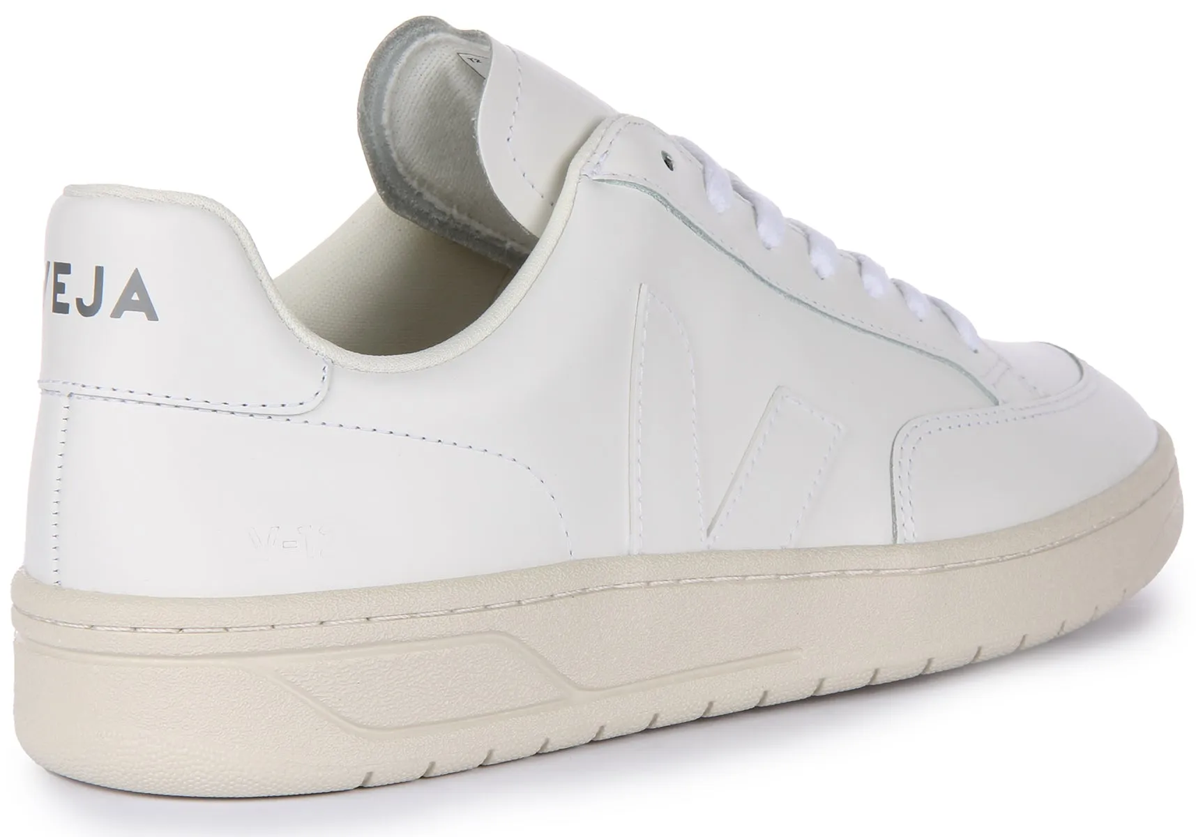 Veja V 12 Leather In White For Men