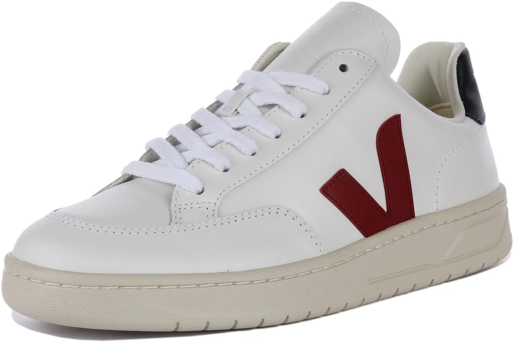 Veja V 12 Leather In White Multi For Men