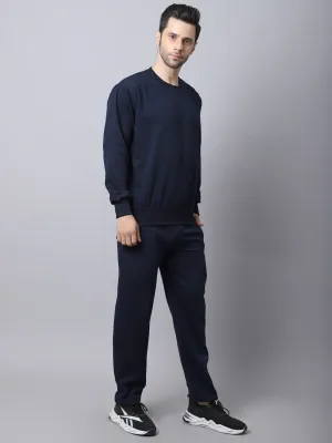 Vimal Jonney Fleece Navy Blue Tracksuit for Men