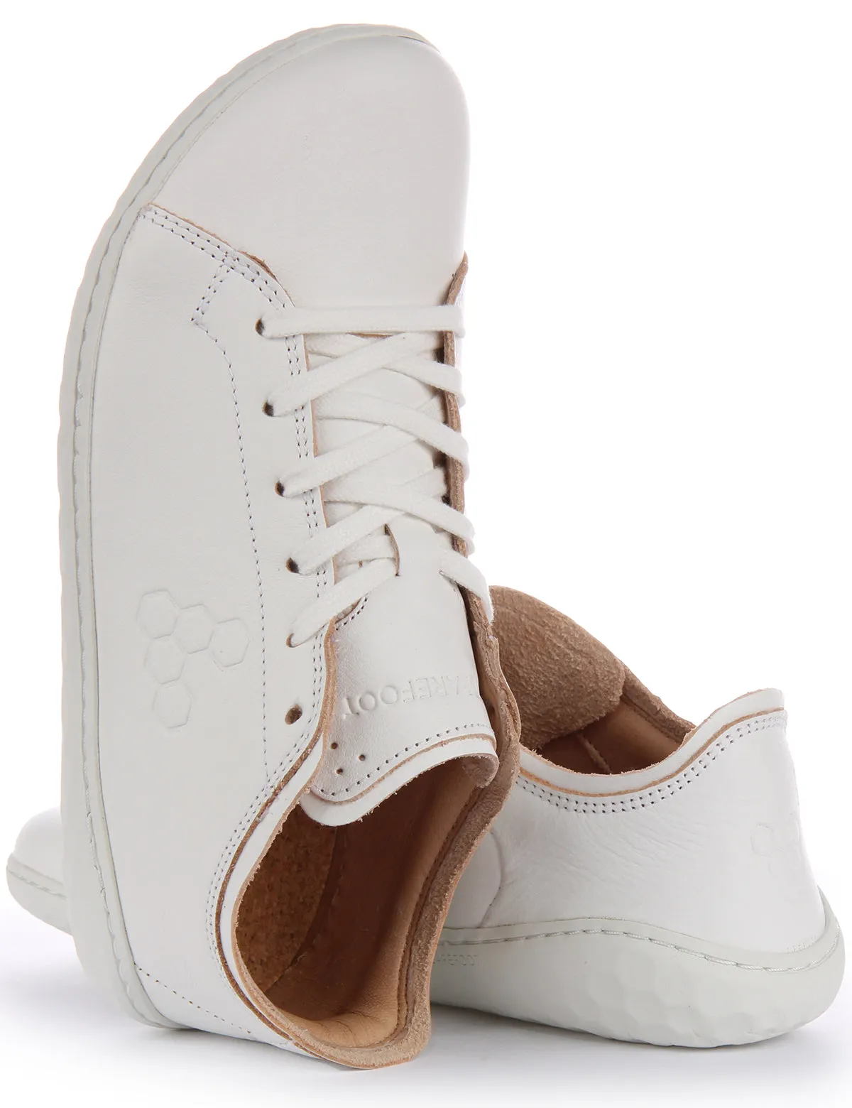 Vivobarefoot Geo Court III In White For Women