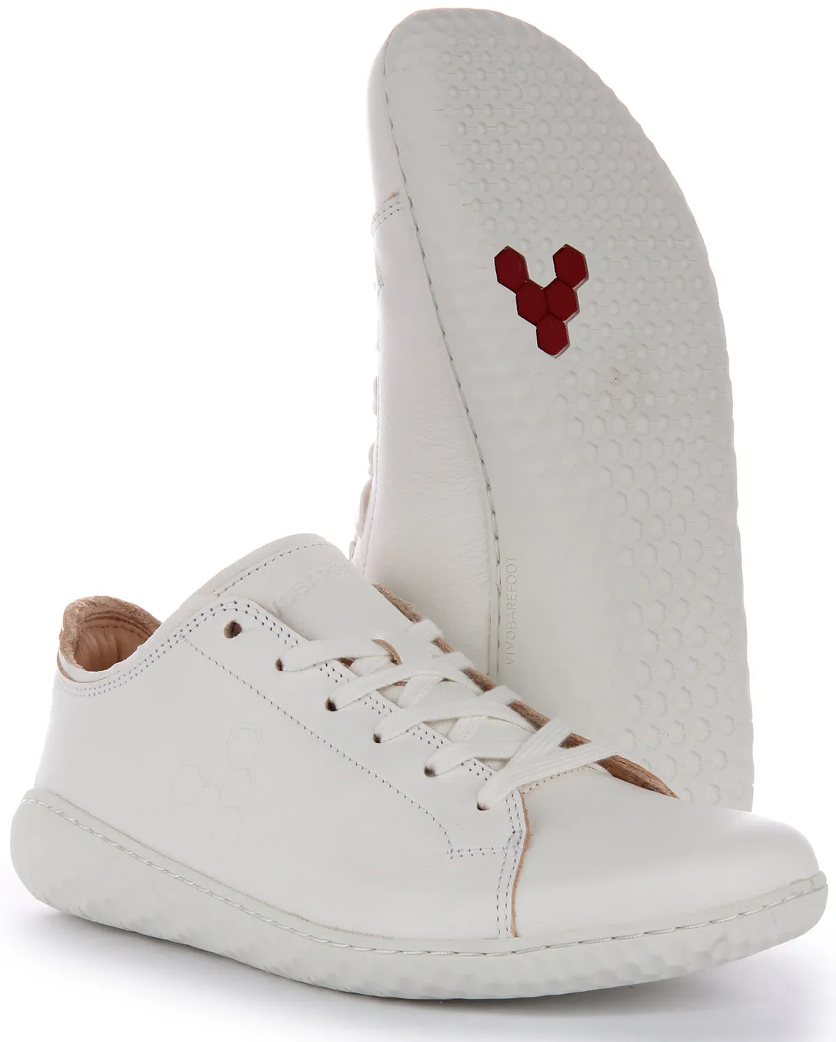 Vivobarefoot Geo Court III In White For Women