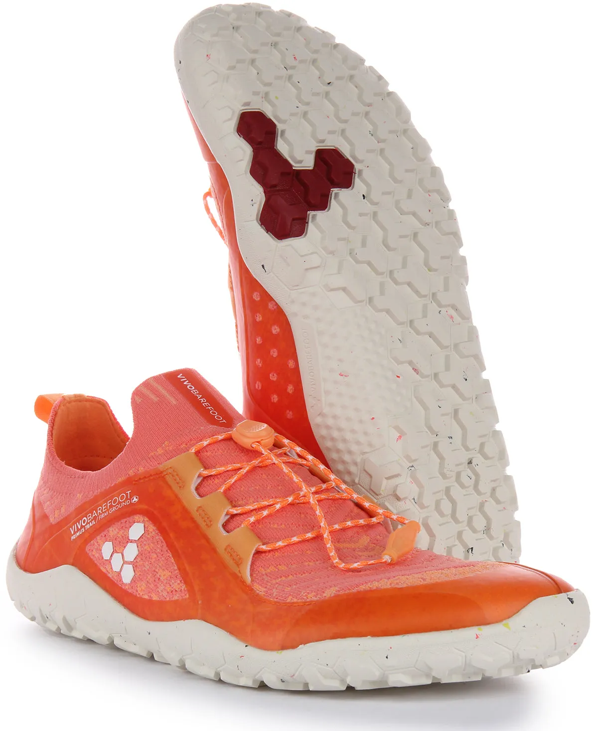 Vivobarefoot Primus Trail In Orange For Women