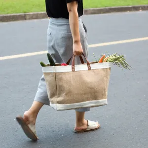 Waterproof Linen Shopping Bag