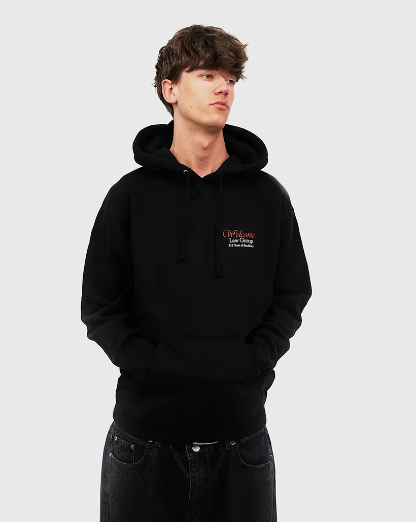 Welcome Defense Hoodie - Black