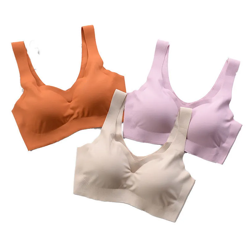 Women Push-up Breathable Sports Comfort Bra Pure