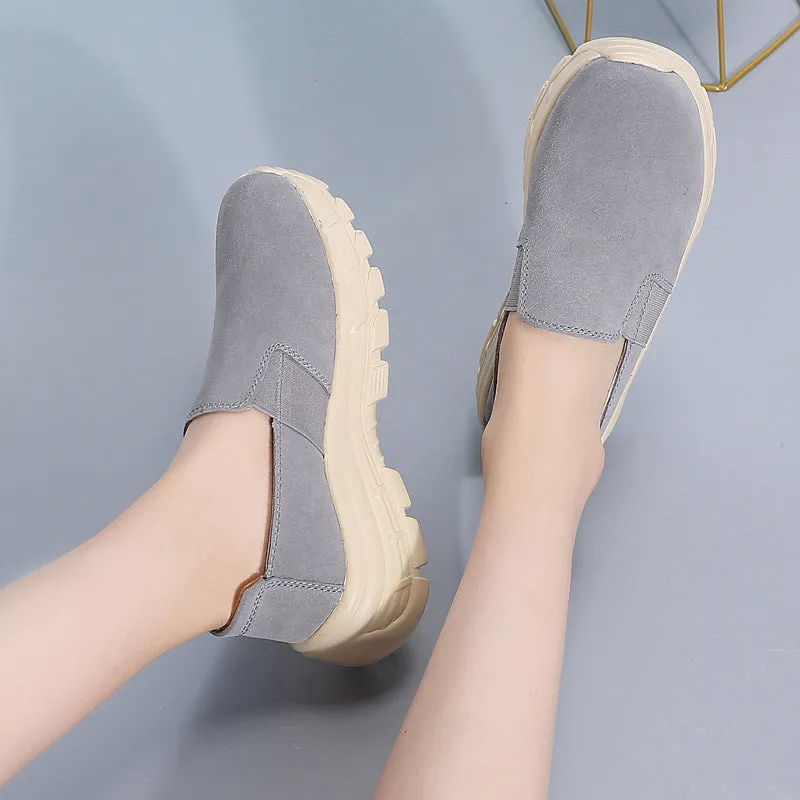 Women's Suede Slip-on Sports Casual Shoes & women's casual sneakers