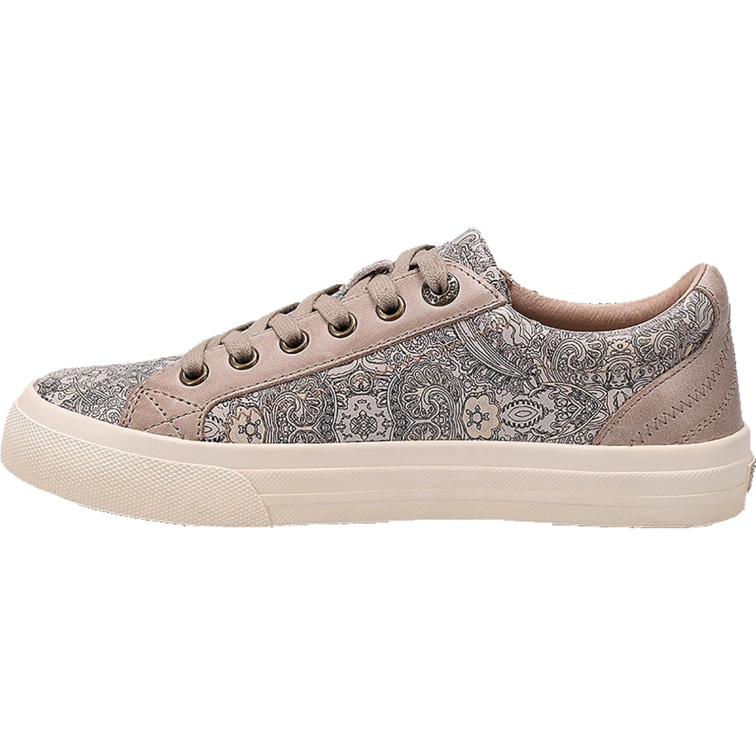 Women's Taos Plim Soul Lux Taupe Paisley Multi Leather