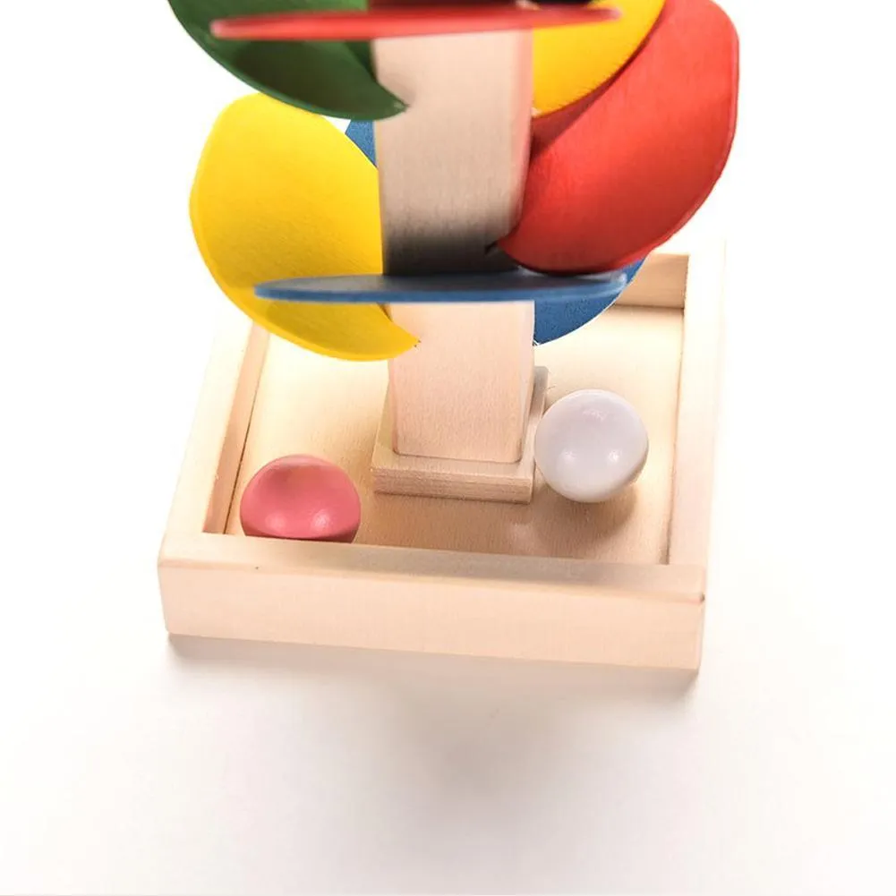 Wooden Marble Run Toy