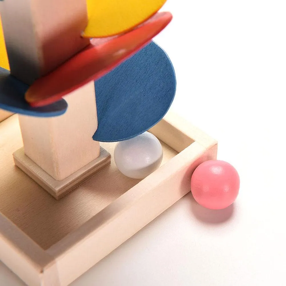 Wooden Marble Run Toy